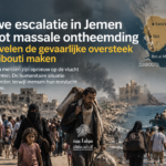 Nieuwe escalatie in Jemen dwingt duizenden burgers opnieuw op de vlucht